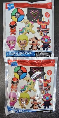 Lot Of 2 Hasbro Retro Toys Series 2 3D Figural Keychain 1 Piece per Pack  Random