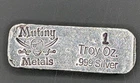 "OG" Mutiny Metals Kit Kat 1oz Silver Bar .999fs