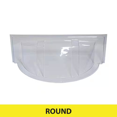 39''x17''x15'' Economy Round Bubble Window Well Cover Weather Resistant