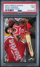 2024 TOPPS G-LEAGUE TEAM LOGO GOLD #TL14 DAVID JOHNSON 47/50 PSA 9
