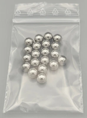 WISCRAFTER 20x Mischkugel (Edelstahl) - 5,5 mm - Für Tabletop Farben - Mixing Balls - Kugel