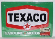 #40201 TEXACO Gasoline-Motor Oils 17"x12" Metal Sign by Countryside Products