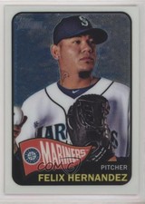 2014 Topps Heritage Chrome /999 Felix Hernandez #THC-482 wx4