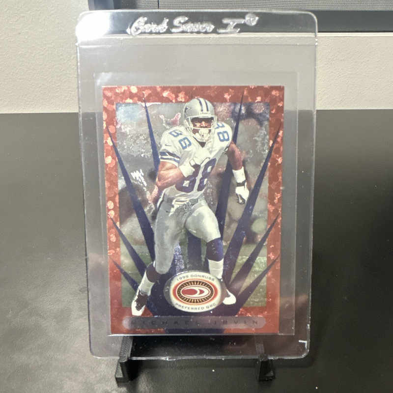 Donruss 1999 Preferred QBC Michael Irvin Dallas Cowboys NFL Football Card #20