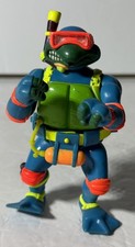 Vintage 1993 TMNT Scuba Divin Raphael Mirage Studios Ninja Turtles Figure RARE