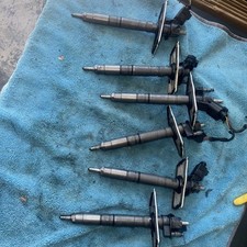 09-12 Vw Touareg Audi Q7 3.0l Tdi Diesel Injector Set 6 Genuine 0445117 004