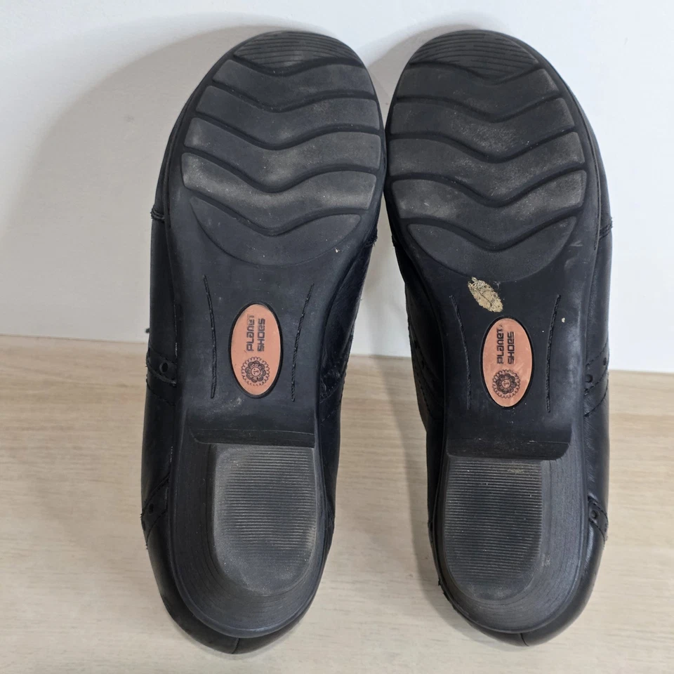 Planet Shoes Ankle Boots Womens US 10 EUR41 Haize Black Leather Lace Up Court - image 2 of 4