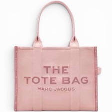 Marc Jacobs The Jacquard Large Tote Bag Rose Pink Large Mesh Tote New