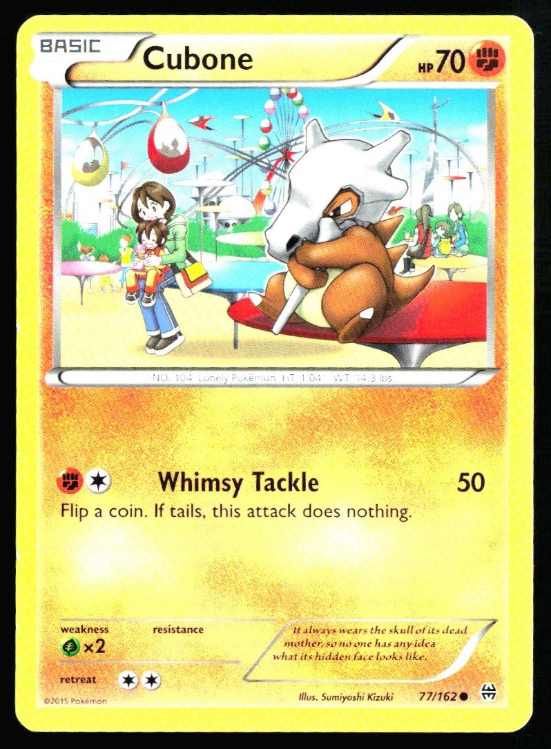 2015 XY - BREAKthrough Cubone #77 Non Holo Pokemon Card
