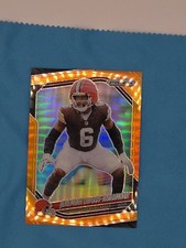 2025 Panini Prizm - Jeremiah Owusu-Koramoah #159 Orange Prizm /249