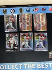 Justin Crawford Card Lot (6) Mojos/Ice Foil/insert/Base Phillies Rookie (RC)