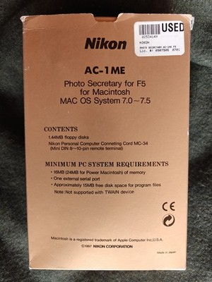 Nikon AC 1ME Photo Secretary Inkl. Kabel MC 34 für Nikon F5