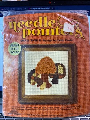 Sunset Designs Needle Pointers KIT ''Small World'' Lynn Davis  #5252 Sealed