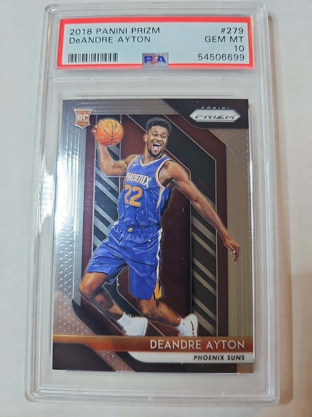 2018-19 Panini Prizm Deandre Ayton RC Rookie #279 Suns PSA 10