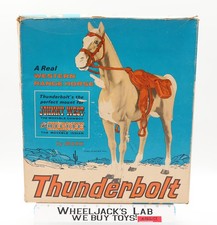 Thunderbolt Johnny West Best of the West 1960s Marx Vintage Horse With Box