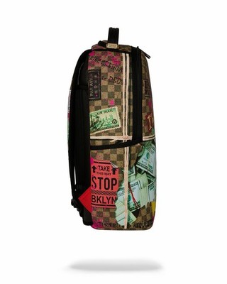 SPRAYGROUND LIMITED EDITION BACKPACK OVERNIGHT CASH STASH TORN