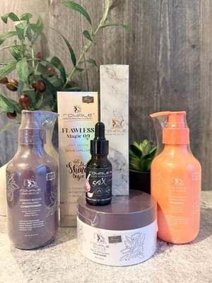 Royale Hair RESCUE LOT  Shampoo, Conditioner ,Serum,  Magic Oil, Mask, 50X Serum