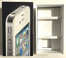 Originale Apple iPhone 4s bianco 32gb MC611LL/A scatola vuota SOLO confezione buono usato
