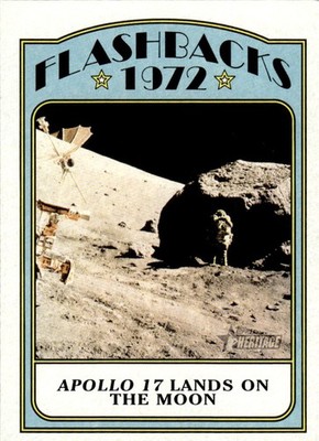 2021 Topps Heritage #NF-APOL Apollo 17 Lands on the Moon News Flashbacks