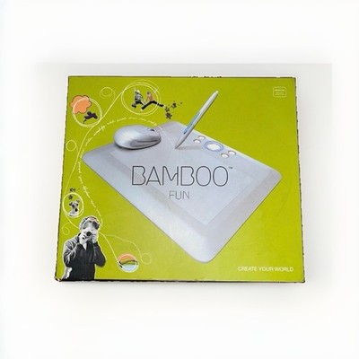 Wacom Bamboo Fun CTE-650S Drawing Tablet Pen & Mouse - New Open Box