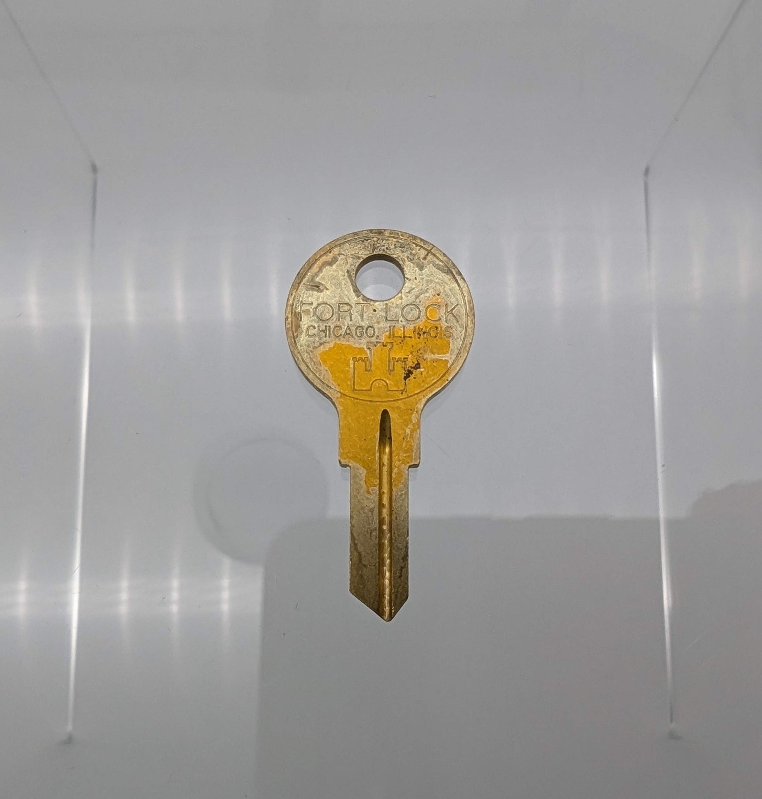 10x Fort Lock K45G Key Blanks for 23000 Series 4 Disc Locks Brass