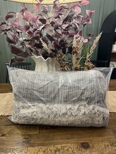 Full/Queen Reversible Textured Cotton Chambray Coverlet Dark Gray/White