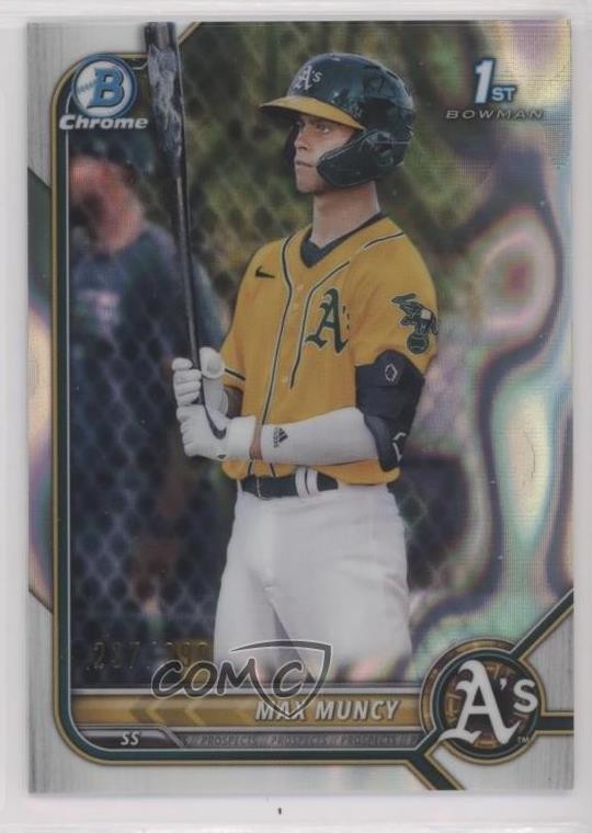 2022 Bowman Chrome Prospects Lava Refractor 237/399 Max Muncy #BCP-89 0qc1