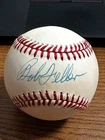BOB FELLER 5 SIGNED AUTOGRAPHED OAL BASEBALL!  Indians!  HOF!