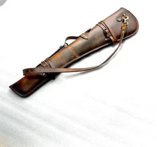 Premium Heritage Leather Rifle Scabbard for Lever Action Guns