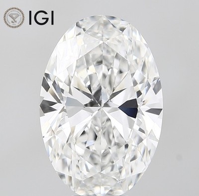 2.06 Ct Oval Cut IGI Certified Lab Grown CVD Diamond G Color VS1 Clarity Stone