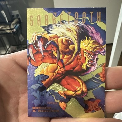 Fleer 1994 X-Men '95 Ultra Sabretooth Hunters Stalkers 6/9 LE DeVries