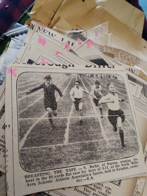 Sk263 Ephemera 1935 Bild Swindon V Bad Purtin Sporttag 