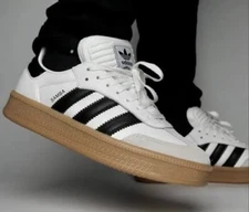 Adidas Samba XLG Men’s 8.5 | Wmns 9.5 Casual Shoe White Black Sneaker 