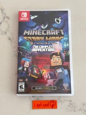 Minecraft: Story Mode The Complete Adventure Nintendo Switch Case ONLY - No Game