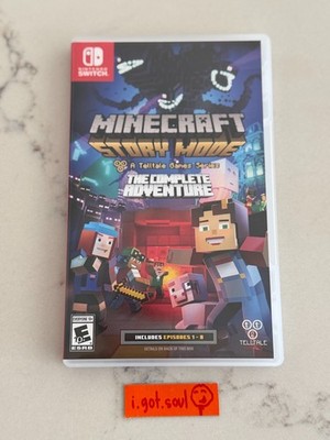 Minecraft: Story Mode The Complete Adventure Nintendo Switch Case ONLY - No Game