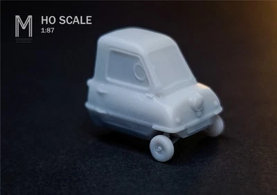 PEEL P50 La plus petite voiture du monde ! 1/43 1/48 1/64 1/76 1/87 1/160 N HO - Photo 1/4