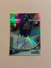 Javier Guerra 2016 Bowman Platinum Refractor Auto Autograph 