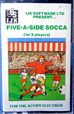 ACORN ELECTRON -- FIVE-A-SIDE-SOCCA (IJK SOFTWARE)
