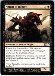Knight of Infamy - Magic 2013 (M13) #96 Uncommon