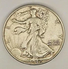 1942-D Walking Liberty SILVER Half Dollar Denver Mint USA Collector Coin Rare
