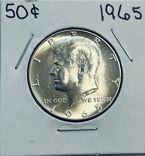 1965 JFK Half Dollar 40% Silver, ~0.89 Troy oz