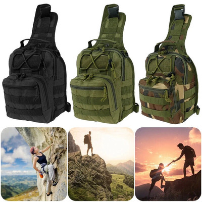 Mochila Táctica para Hombre Bandolera Molle para Viajes Senderismo al Aire Libre