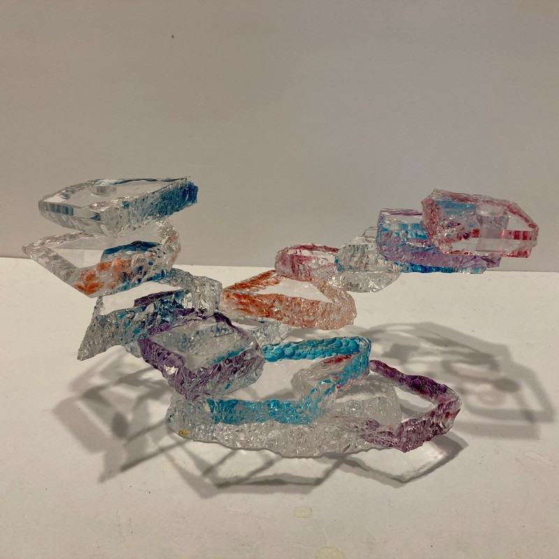 R.Garrett  Platform Sculpture  Freeform-Rare Piece Of R.Garrett Art Work 1998