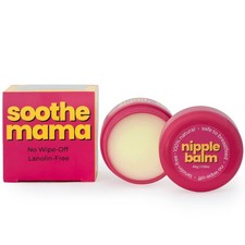 Soothe Mama Nipple Balm for Breastfeeding Moms   100 Natural, Small, Pink