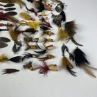 Vintage Fly Rod Lure Lot of 50 Heddon ? Pflueger? South Bend?  Wood Flies More — photo 9