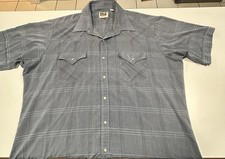 Ely Cattleman Men's Pearl Snap Western Shirt 17-1/2 xl 