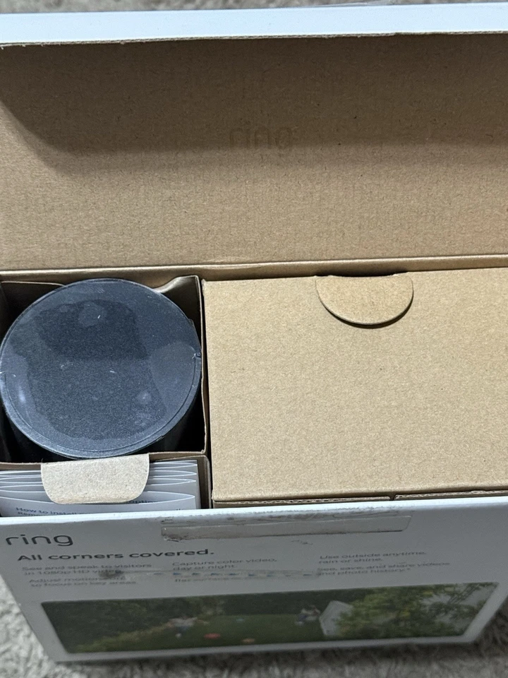 Cámara de seguridad Ring Stick Up Cam enchufable alimentación sin parar interior/exterior LEER ASIS Foto 4 de 4