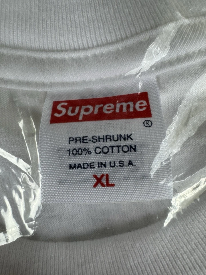 Tee-shirt blanc Supreme 30th Anniversary First - Photo 4/4