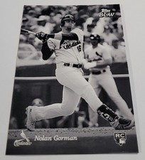2023 Topps Black and White #41 Nolan Gorman RC St. Louis Cardinals