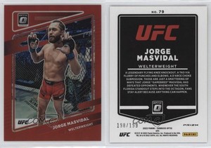 2022 Panini Donruss Optic UFC Red Prizm /199 Jorge Masvidal #79